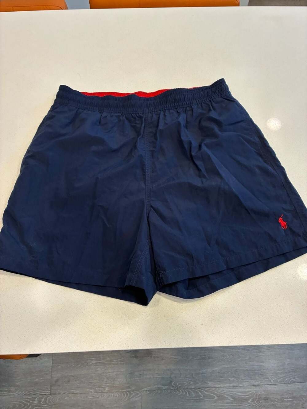 Polo Ralph Lauren Swim Trunks Size M Navy Blue Shorts